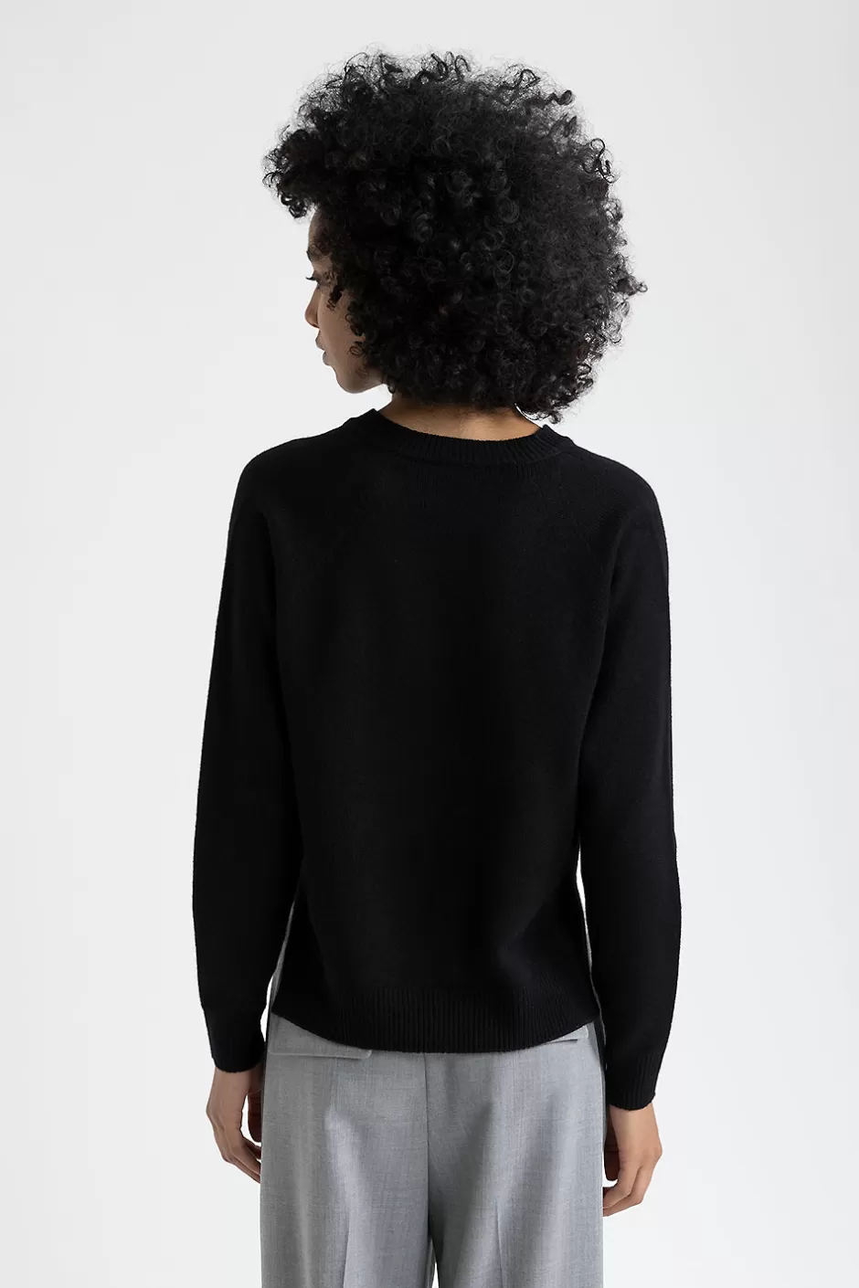 Maglieria | Peserico Maglia Con Scollo A V In Lana, Seta E Cashmere Nero